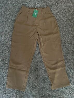 Halara High Waisted Pleated Tapered Work Pants Petite